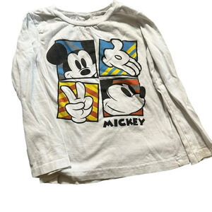 Disney boys long sleeve Micky Mouse shirt size 5